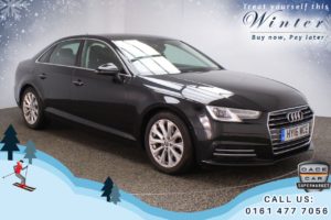 Used 2016 BLACK AUDI A4 Saloon 2.0 TDI S LINE 4d 148 BHP (reg. 2016-03-18) for sale in Chadderton
