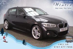 Used 2016 BLACK BMW 1 SERIES Hatchback 1.5 116D M SPORT 5d 114 BHP (reg. 2016-06-06) for sale in Chadderton