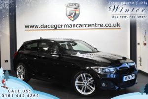 Used 2016 BLACK BMW 1 SERIES Hatchback 2.0 120D M SPORT 3DR 188 BHP (reg. 2016-12-08) for sale in Trafford
