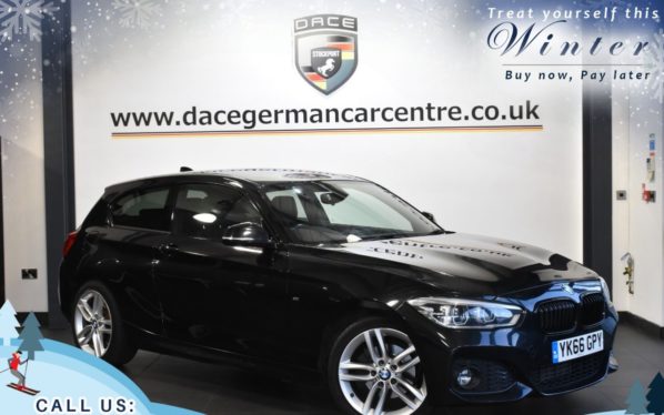 Used 2016 BLACK BMW 1 SERIES Hatchback 2.0 120D M SPORT 3DR 188 BHP (reg. 2016-12-08) for sale in Trafford