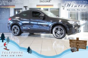 Used 2016 BLACK BMW X4 Coupe 3.0 XDRIVE30D M SPORT 4d AUTO 255 BHP (reg. 2016-04-11) for sale in Cheadle