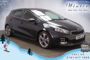 Used 2016 BLACK KIA CEED Hatchback 1.0 GT-LINE ISG 5d 118 BHP (reg. 2016-09-01) for sale in Chadderton