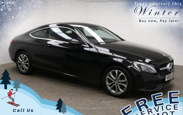 Used 2016 BLACK MERCEDES-BENZ C-CLASS Coupe 2.1 C 220 D SPORT 2d AUTO 168 BHP (reg. 2016-01-31) for sale in Prestwich