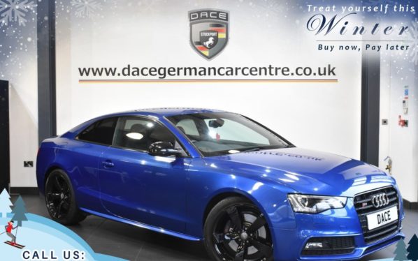 Used 2016 BLUE AUDI S5 Coupe 3.0 S5 TFSI QUATTRO BLACK EDITION 3d AUTO 328 BHP (reg. 2016-09-01) for sale in Trafford