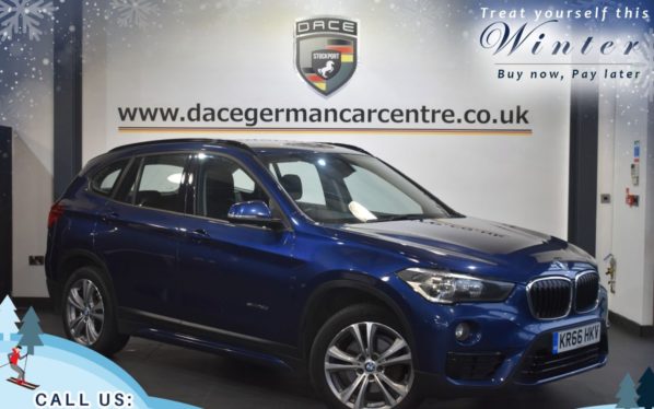 Used 2016 BLUE BMW X1 Estate 2.0 SDRIVE18D SPORT 5d AUTO 148 BHP (reg. 2016-11-07) for sale in Trafford