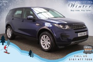 Used 2016 BLUE LAND ROVER DISCOVERY SPORT Estate 2.0 TD4 SE 5d AUTO 180 BHP (reg. 2016-09-29) for sale in Chadderton