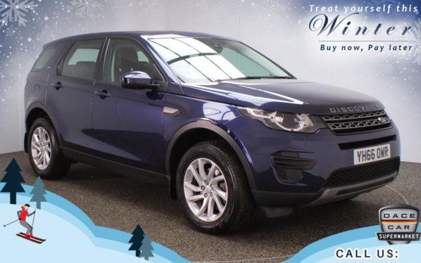 Used 2016 BLUE LAND ROVER DISCOVERY SPORT Estate 2.0 TD4 SE 5d AUTO 180 BHP (reg. 2016-09-29) for sale in Chadderton