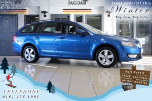Used 2016 BLUE SKODA OCTAVIA Estate 2.0 SE TDI 5d 148 BHP (reg. 2016-09-23) for sale in Cheadle