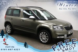 Used 2016 GREEN SKODA YETI OUTDOOR Hatchback 1.2 SE TSI DSG 5d AUTO 109 BHP (reg. 2016-03-09) for sale in Prestwich