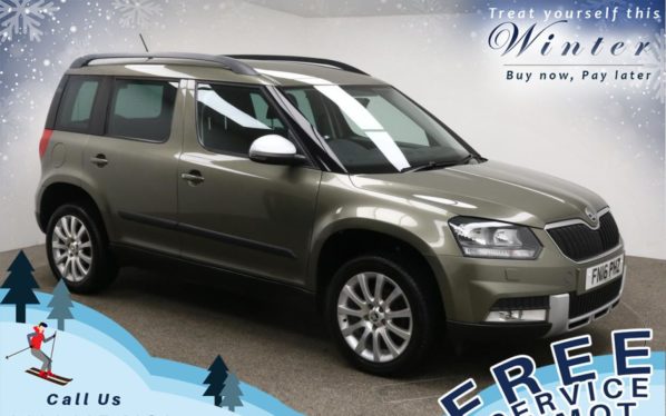 Used 2016 GREEN SKODA YETI OUTDOOR Hatchback 1.2 SE TSI DSG 5d AUTO 109 BHP (reg. 2016-03-09) for sale in Prestwich