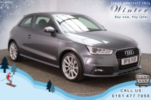 Used 2016 GREY AUDI A1 Hatchback 1.4 TFSI S LINE 3d 123 BHP (reg. 2016-03-14) for sale in Chadderton