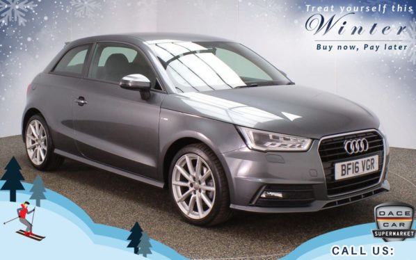 Used 2016 GREY AUDI A1 Hatchback 1.4 TFSI S LINE 3d 123 BHP (reg. 2016-03-14) for sale in Chadderton