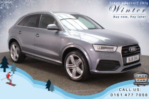 Used 2016 GREY AUDI Q3 Estate 2.0 TDI QUATTRO S LINE PLUS 5d 148 BHP (reg. 2016-04-23) for sale in Chadderton