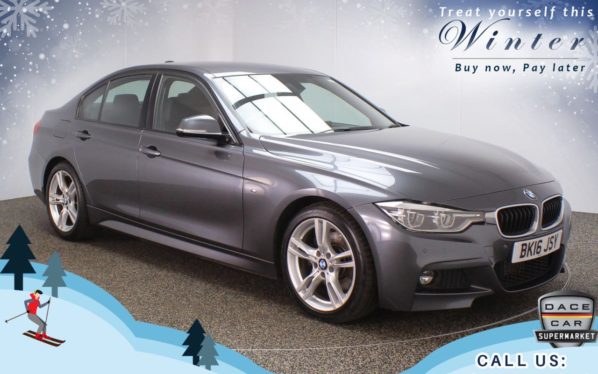 Used 2016 GREY BMW 3 SERIES Saloon 3.0 330D M SPORT 4d AUTO 255 BHP (reg. 2016-03-07) for sale in Chadderton