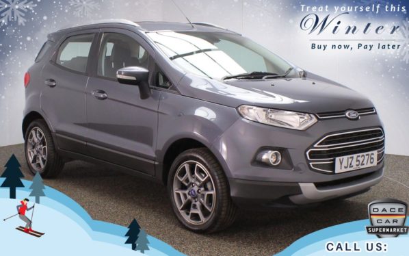 Used 2016 GREY FORD ECOSPORT Hatchback 1.5 TITANIUM 5d AUTO 110 BHP (reg. 2016-05-31) for sale in Chadderton