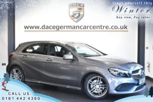 Used 2016 GREY MERCEDES-BENZ A-CLASS Hatchback 2.1 A 220 D AMG LINE PREMIUM 5DR AUTO 174 BHP (reg. 2016-01-15) for sale in Trafford