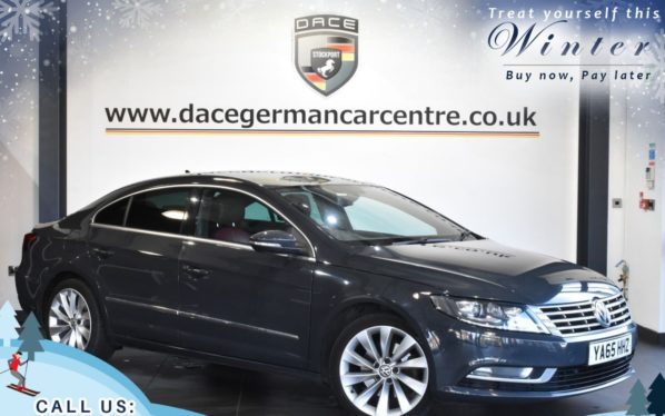 Used 2016 GREY VOLKSWAGEN CC Coupe 2.0 GT TDI BLUEMOTION TECHNOLOGY 4d 148 BHP (reg. 2016-01-29) for sale in Trafford