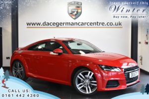 Used 2016 RED AUDI TT Coupe 2.0 TFSI S LINE 2d 227 BHP (reg. 2016-03-18) for sale in Trafford