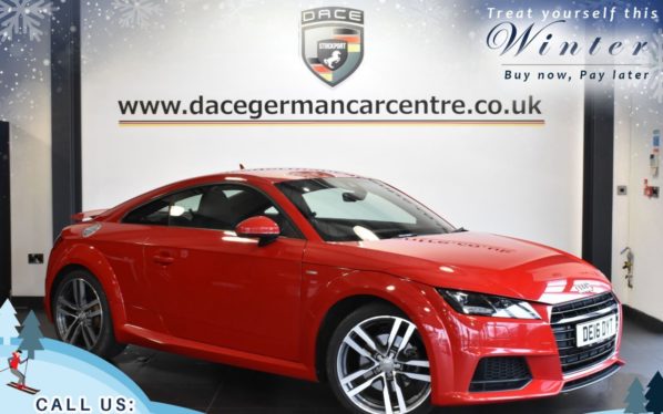 Used 2016 RED AUDI TT Coupe 2.0 TFSI S LINE 2d 227 BHP (reg. 2016-03-18) for sale in Trafford