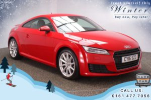 Used 2016 RED AUDI TT Coupe 2.0 TFSI SPORT 2d AUTO 227 BHP (reg. 2016-05-27) for sale in Chadderton