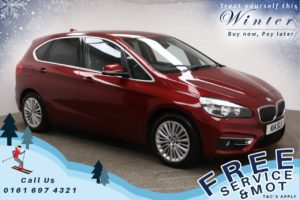 Used 2016 RED BMW 2 SERIES ACTIVE TOURER MPV 1.5 218I LUXURY ACTIVE TOURER 5d 134 BHP (reg. 2016-02-27) for sale in Prestwich