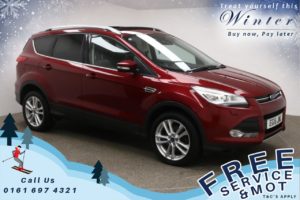 Used 2016 RED FORD KUGA Hatchback 2.0 TITANIUM X SPORT TDCI 5d 177 BHP (reg. 2016-07-31) for sale in Prestwich