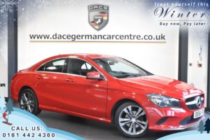 Used 2016 RED MERCEDES-BENZ CLA Saloon CLA 200D SPORT 4DR 136 BHP (reg. 2016-12-16) for sale in Trafford