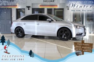 Used 2016 SILVER AUDI A3 Saloon 1.6 TDI S LINE NAV 4d 109 BHP (reg. 2016-06-15) for sale in Cheadle