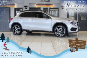Used 2016 SILVER MERCEDES-BENZ GLA-CLASS Estate 2.0 GLA 250 4MATIC AMG LINE PREMIUM PLUS 5d AUTO 208 BHP (reg. 2016-07-28) for sale in Cheadle