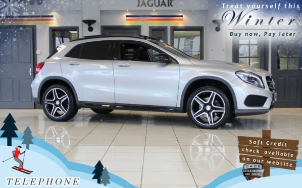 Used 2016 SILVER MERCEDES-BENZ GLA-CLASS Estate 2.0 GLA 250 4MATIC AMG LINE PREMIUM PLUS 5d AUTO 208 BHP (reg. 2016-07-28) for sale in Cheadle