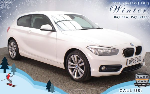 Used 2016 WHITE BMW 1 SERIES Hatchback 1.5 116D SPORT 3d 114 BHP (reg. 2016-12-15) for sale in Chadderton