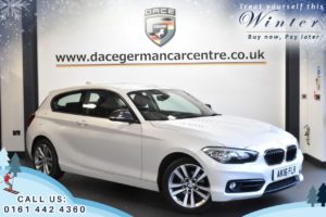 Used 2016 WHITE BMW 1 SERIES Hatchback 2.0 118D SPORT 3d 147 BHP (reg. 2016-03-31) for sale in Trafford