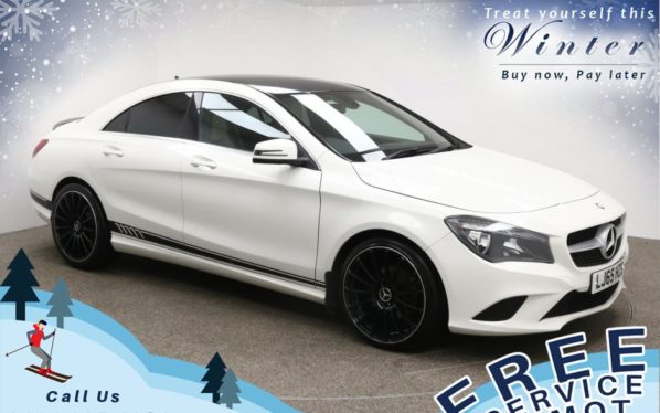 Used 2016 WHITE MERCEDES-BENZ CLA Coupe 1.6 CLA 180 AMG LINE 4d (reg. 2016-01-29) for sale in Prestwich