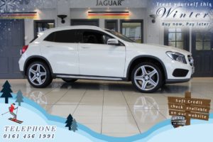 Used 2016 WHITE MERCEDES-BENZ GLA-CLASS Estate 2.1 GLA 200 D AMG LINE 5d 134 BHP (reg. 2016-09-16) for sale in Cheadle