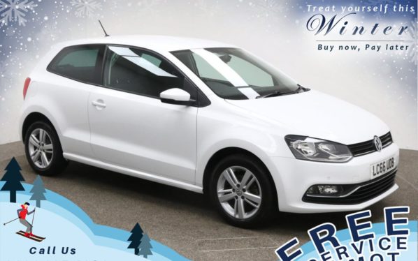 Used 2016 WHITE VOLKSWAGEN POLO Hatchback 1.0 MATCH 3d 60 BHP (reg. 2016-11-30) for sale in Prestwich