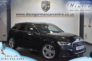 Used 2017 BLACK AUDI A3 Hatchback 2.0 TDI S LINE 5DR AUTO 148 BHP (reg. 2017-03-02) for sale in Trafford