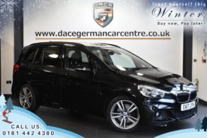 Used 2017 BLACK BMW 2 Series GRAN TOURER MPV 2.0 218D M SPORT 5DR AUTO 148 BHP (reg. 2017-04-27) for sale in Trafford