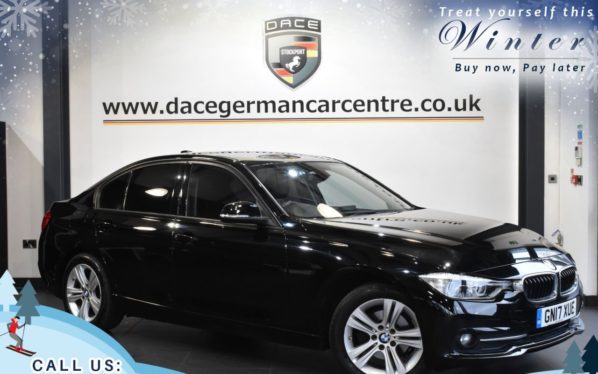 Used 2017 BLACK BMW 3 SERIES Saloon 1.5 318I SPORT 4d 135 BHP (reg. 2017-03-14) for sale in Trafford