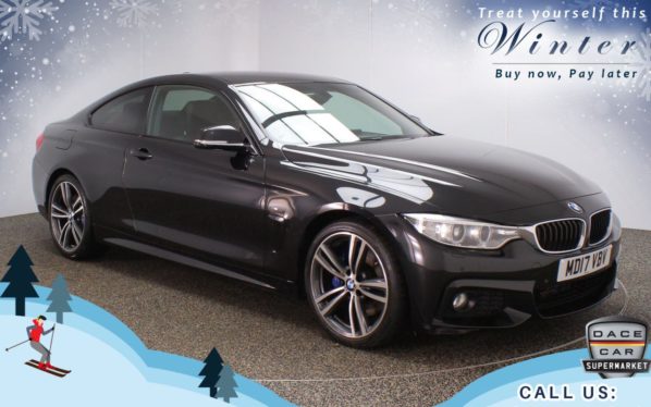 Used 2017 BLACK BMW 4 SERIES Coupe 2.0 420D M SPORT 2d AUTO 188 BHP (reg. 2017-06-30) for sale in Chadderton