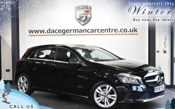 Used 2017 BLACK MERCEDES-BENZ A-CLASS Hatchback 1.6 A 160 SPORT 5d 102 BHP (reg. 2017-10-02) for sale in Trafford