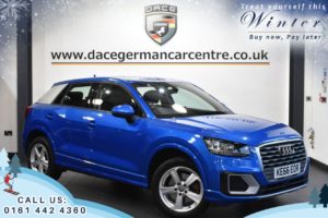 Used 2017 BLUE AUDI Q2 Estate 1.4 TFSI SPORT 5DR AUTO 148 BHP (reg. 2017-02-25) for sale in Trafford