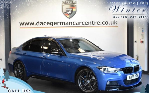 Used 2017 BLUE BMW 3 SERIES Saloon 2.0 320D M SPORT 4d 188 BHP (reg. 2017-03-31) for sale in Trafford
