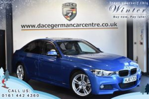 Used 2017 BLUE BMW 3 SERIES Saloon 3.0 330D M SPORT 4d 255 BHP (reg. 2017-11-30) for sale in Trafford