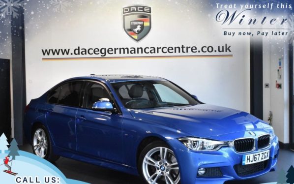 Used 2017 BLUE BMW 3 SERIES Saloon 3.0 330D M SPORT 4d 255 BHP (reg. 2017-11-30) for sale in Trafford