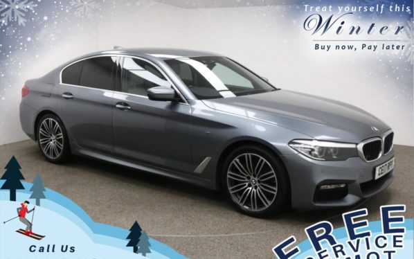 Used 2017 BLUE BMW 5 SERIES Saloon 3.0 530D XDRIVE M SPORT 4d AUTO 261 BHP (reg. 2017-03-12) for sale in Prestwich