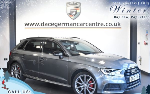 Used 2017 GREY AUDI A3 Hatchback 1.6 TDI BLACK EDITION 5DR 114 BHP (reg. 2017-04-28) for sale in Trafford