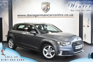 Used 2017 GREY AUDI A3 Hatchback 2.0 TDI SPORT 5d 148 BHP (reg. 2017-07-28) for sale in Trafford