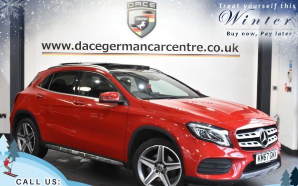 Used 2017 RED MERCEDES-BENZ GLA-CLASS Estate 2.1 GLA 220 D 4MATIC AMG LINE PREMIUM PLUS 5DR AUTO 174 BHP (reg. 2017-10-31) for sale in Trafford