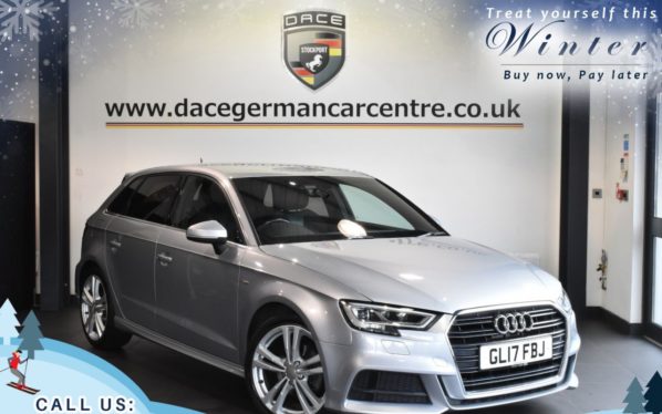 Used 2017 SILVER AUDI A3 Hatchback 1.6 TDI S LINE 5DR AUTO 109 BHP (reg. 2017-04-18) for sale in Trafford