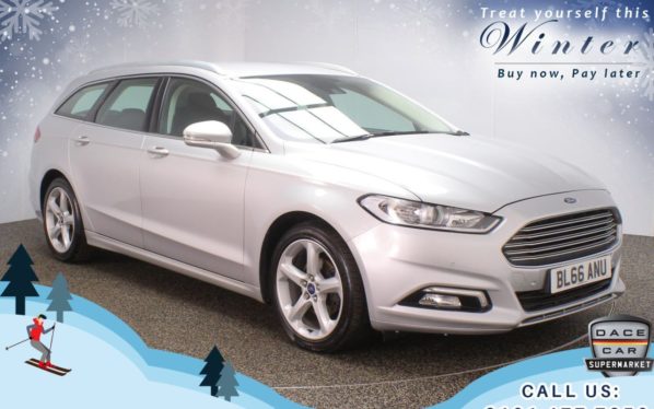 Used 2017 SILVER FORD MONDEO Estate 2.0 TITANIUM TDCI 5d AUTO 177 BHP FREE 1 YEAR WARRANTY (reg. 2017-01-16) for sale in Chadderton